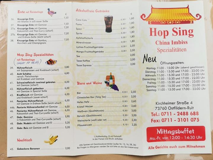 Hop-Sing China-Imbiss